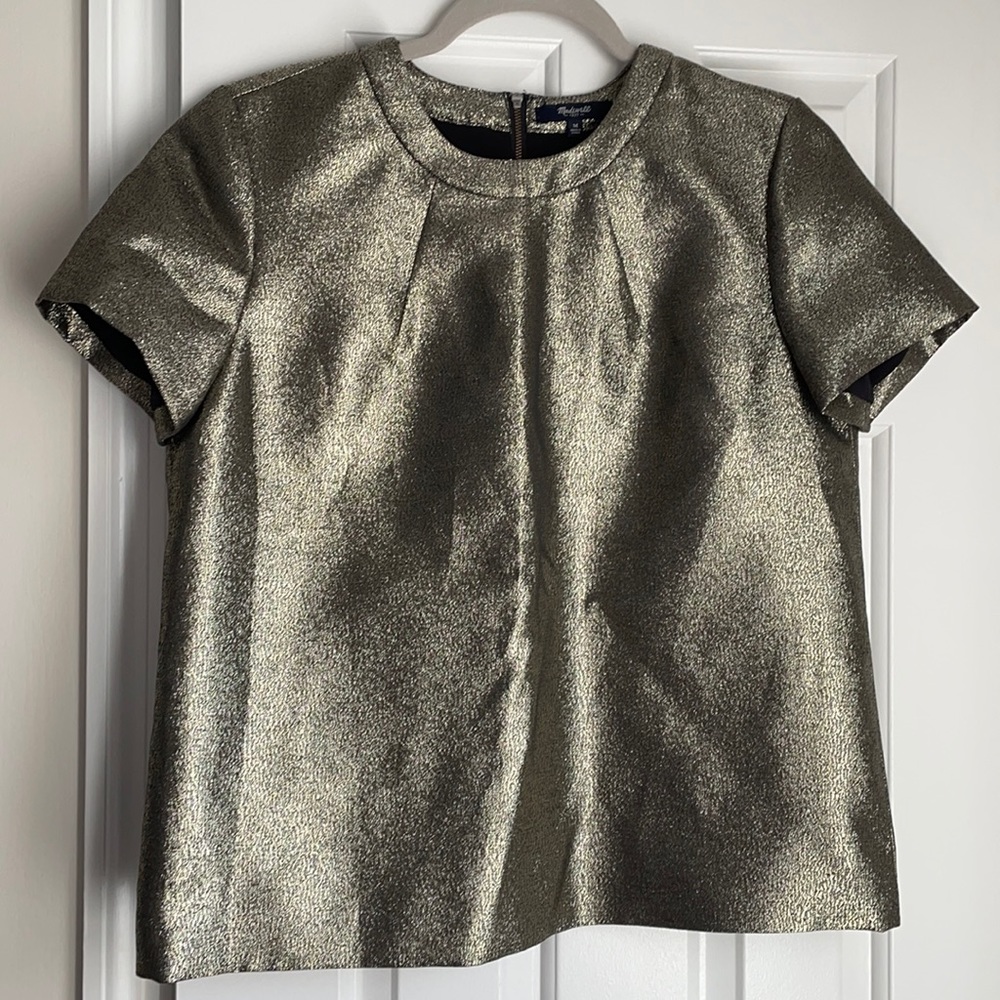 Metallic Madewell Top